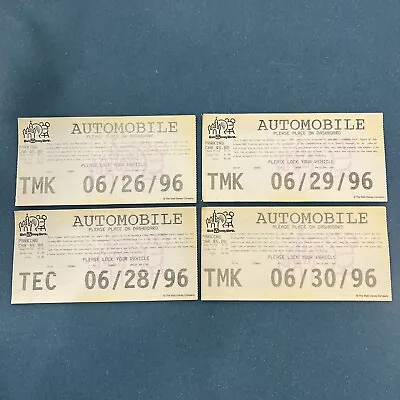 Walt Disney World Magic Kingdom & Epcot Parking Tickets 1996 • $18