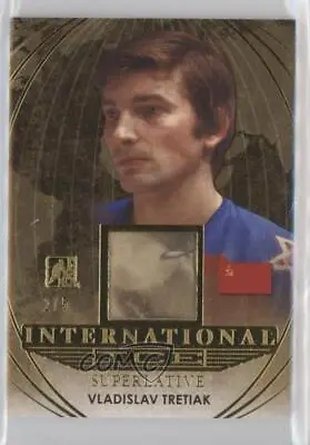 2015 Leaf ITG Superlative International Ice Relics Gold /5 Vladislav Tretiak HOF • $46.54