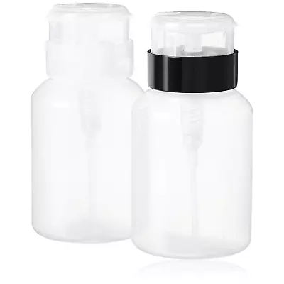 Nail Polish Remover Pump  2 Pack Acetone Pump Dispenser Alcohol Dispenser Push • $12.88