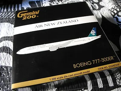 Retired VERY RARE GEMINI JETS Boeing 777 Air New Zealand 1/200 NIB! • $499