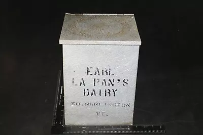 Vintage Earl Lapan's Dairy So Burlington Vt Insulated Home Delivery Box La Pan's • $64.99