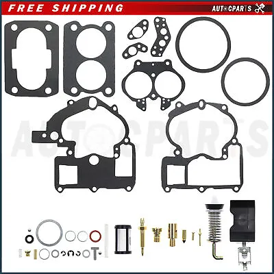 Carb Rebuild Kit For Mercruiser 3302-804844002 2.5 3.0 3.7 4.3 L Marine 2 Barrel • $12.22