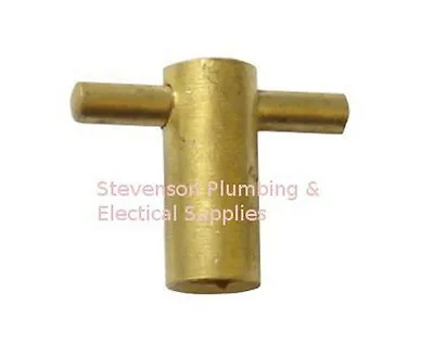 Brass Radiator Bleed Key Central Heating Radiator Air Vent Valve Tool • £2.89