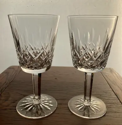 $39.99 • Buy 2 Waterford Crystal Glasses Lismore Water Goblets Set Of 2