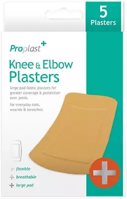 Extra Large Knee And Elbow Fabric Plasters - Padded For Extra Comfort And To • £5.21