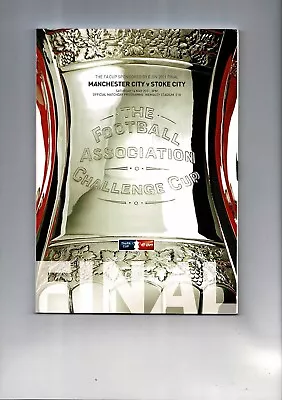 2011 Manchester City V Stoke City FA Cup Final Football Programme • £5