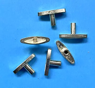 6 Replacement T-Bar Winding Key Lot For Sankyo Music Boxes • $7.99
