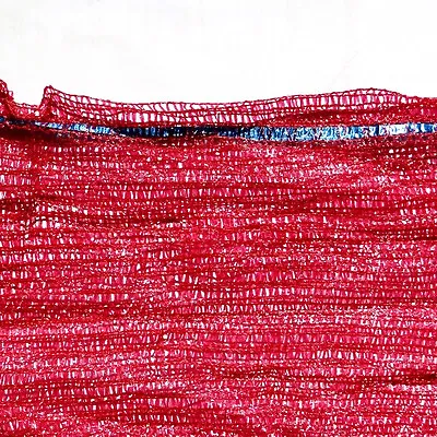 Red Strong Net Woven Sacks Mesh Bags Log Kindling Wood Logs Vegetables WR7 • £15.05