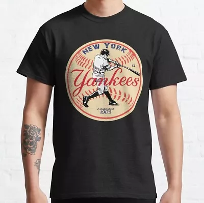 New York Yankees Classic Retro Vintage T-Shirt S-5XL • $22.99