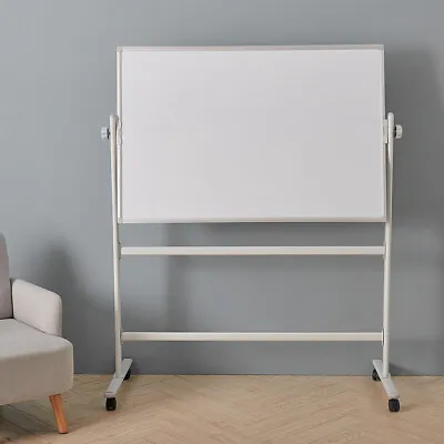 Magnetic Whiteboard Easel Flipchart Drawing Board Home Office School Small To XL • £89.95