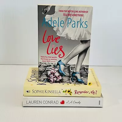 3 Romance Novels - Love Lies  -  Lauren Conrad  - Remember Me - Paperbacks • $21.95