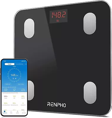 Bluetooth Body Fat Scale RENPHO Smart Digital Bathroom Weighing Scales Body • $45.79