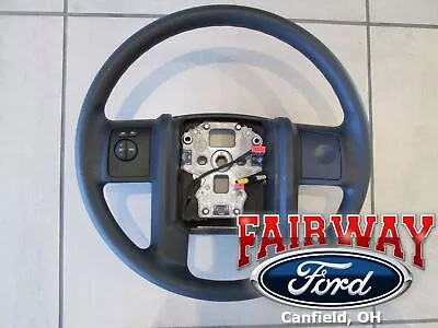 09 Thru 10 Super Duty F250 F350 OEM Ford Urethane Steering Wheel Basic W/Cruise • $249.95