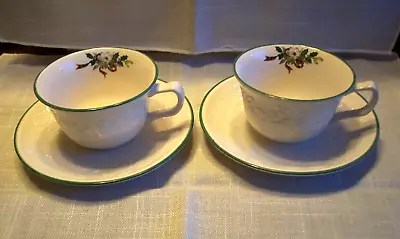 Mikasa China Holiday Season Christmas Coffee Cup & Saucer Set/2 See Pics • $14.99