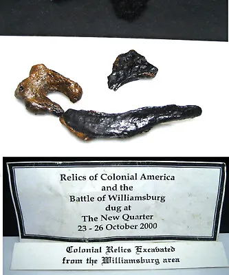Williamsburg VA Civil War Relic Dug New Quarter McClellan Saddle Ring Staple • $25