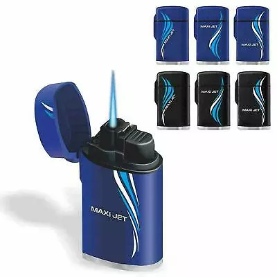 £3.85 • Buy Rubber Maxi Jet Zenga Lighter Refillable Lighter Turbo Windproof Cigarette