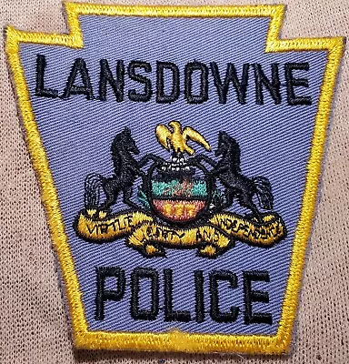 PA Lansdowne Pennsylvania Police Shoulder Patch • $10.95