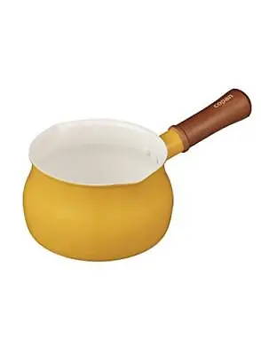 CB Japan Milk Pan 13cm Mustard IH Compatible One-handed Pan Ceramic Paint Proces • $91.88