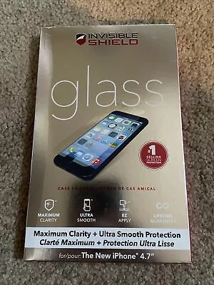 ZAGG Invisible Shield GLASS Screen Protection For IPhone 6 / 6s 4.7” • $6.98