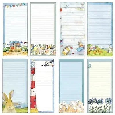 £6.50 • Buy Emma Ball Magnetic Notepad Lined Shopping List Various Designs Memo Note Pad
