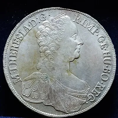 Austria Maria Theresia Thaler 1765. Varnish Residue. GEF • $649