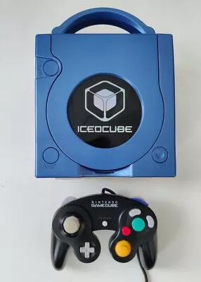Nintendo GameCube Console - DOL-001 - IcedCube Case Blue/Purple + XenoGC Modchip • £32