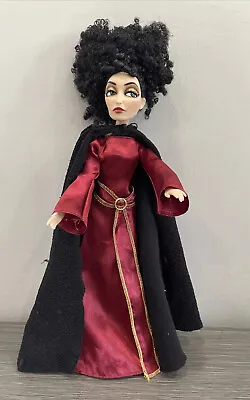 Disney Store Tangled Rapunzel Mother Gothel 12  Doll Villain W/ Cape (No SHOES) • $56.38