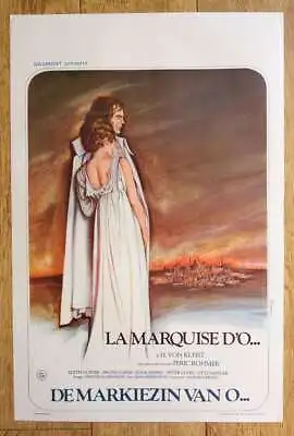 THE MARQUISE OF O Eric Rohmer Original Belgian Movie Poster '76 ROLLED • $49