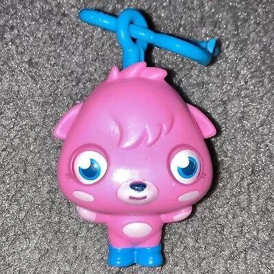 2012 Moshi Monsters Mcdonalds Toy Pink Blue Moveable Poppet Hanger Clip Figure! • $3.50