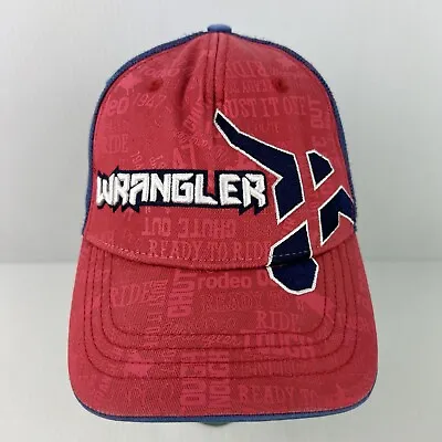 Wrangler Embroidered Logo Trucker Hat Red/Blue • $29.99