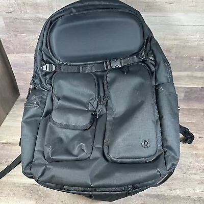 Lululemon Cruiser Backpack 22L Black Used Twice • $75.99