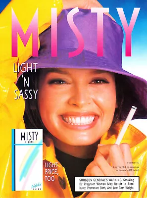 Misty Cigarette Ad #33 Rare 1996 Vintage Out Of Print  • $9.99