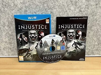 Injustice Gods Among Us - Nintendo Wii U Game - Complete With Manual • $15