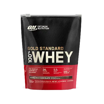 Optimum Nutrition Gold Standard 100% Whey Chocolate Protein Powder 22 Servings • $27.10