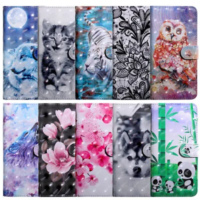 £6.59 • Buy For Samsung Galaxy S22 S20FE S10 S9 S8 S7 Painted Leather Flip Case Wallet Stand