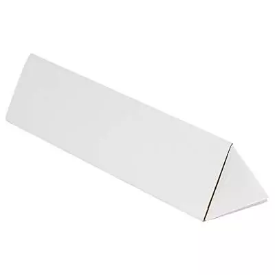 Triangle Corrugated Cardboard Mailing Tubes 2  X 36 1/4  White Pack Of 50... • $157.50