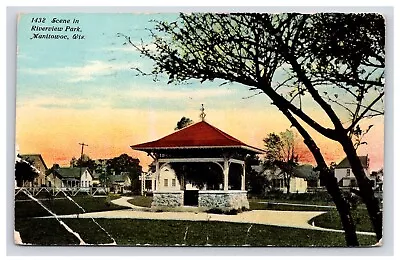 Postcard: WI 1912 Scene In RIverview Park Manitowoc Wisconsin - Posted • $8.96