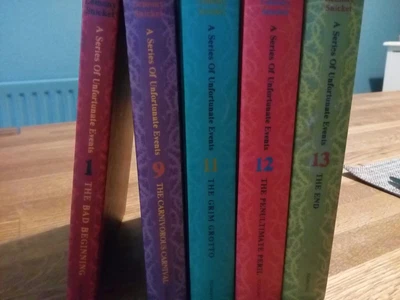 £15 • Buy A Series Of Unfortunate Events  Part Set - 5 HardBack Books