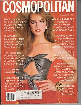 BROOKE SHIELDS Cosmopolitan Magazine February 1981 2/81 BY SCAVULLO • $29.99