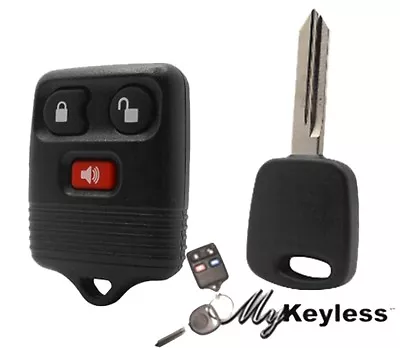 New Ford Mazda Replacement Keyless Entry Remote & Uncut Transponder Key Blade • $14.45