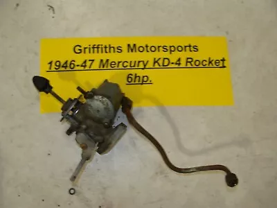 1946-47 Mercury Kiekhaefer KD-4 Outboard 6hp Rocket Tillotson Carb Carburetor  • $88