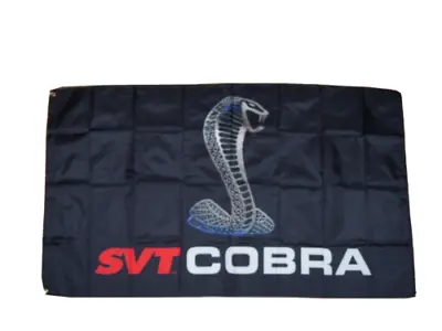 Svt Cobra 3'x5' Flag Banner Ford Shelby Garage Man Cave Gt500 Fast Shipping • $13.94