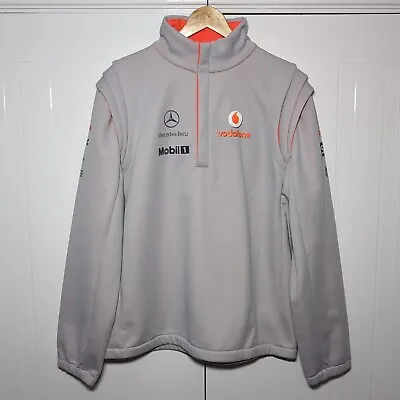 Men's McLaren Mercedes Softshell 1/4 Zip Vodafone Hamilton F1 2007 - Size XL • $86.31