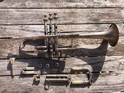 RARE VINTAGE Bb TRUMPET By PERSY BRUXELLES - GREAT PLAYER • $230