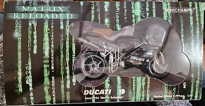 Minichamps 1:12 122 120002 - Ducati 996 Matrix Reloaded NEW LIMITED EDITION VHTF • $199.95