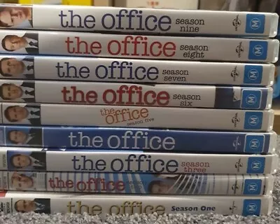 The Office Dvd Tv Series Season 1 2 3 4 5 6 7 8 9 Region4 2 Comedy Steve Carrell • $49.95