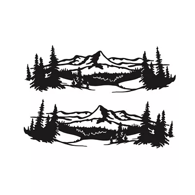 Mountain House Forest Decal Vinyl Sticker For Car Truck SUV RV Trailer Side Body • $29.60