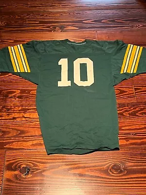 Vtg Green Bay Packers Style Game Used Worn Mesh Football Jersey • $89.99