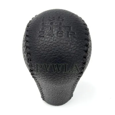 6 Speed Leather Gear Shift Knob For Nissan Navara D40 Frontier Double Cab 05-15 • $20.43