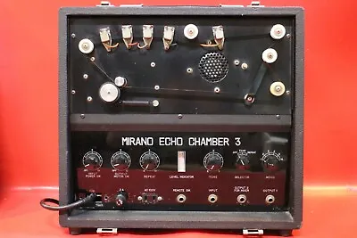 Vintage MIRANO Echo Chamber 3 Valve Tape Echo Delay Machine U1075  200820 • $849.99